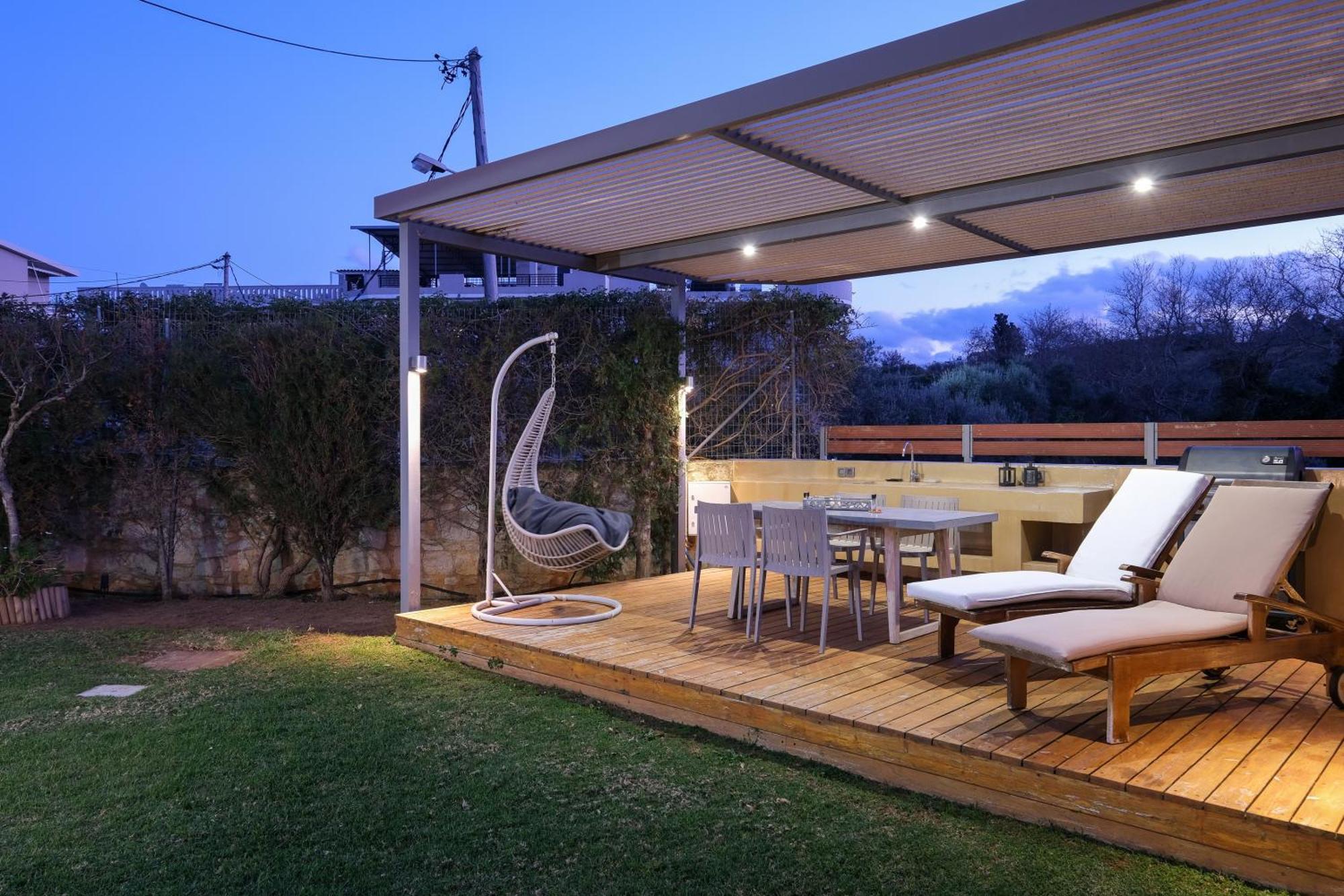 Glaros Casa Verde - Cozy Flat With Garden Near Beach Kato Daratso Exterior foto