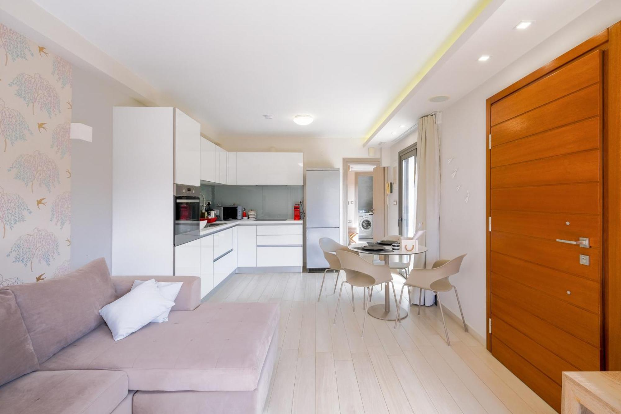 Glaros Casa Verde - Cozy Flat With Garden Near Beach Kato Daratso Exterior foto