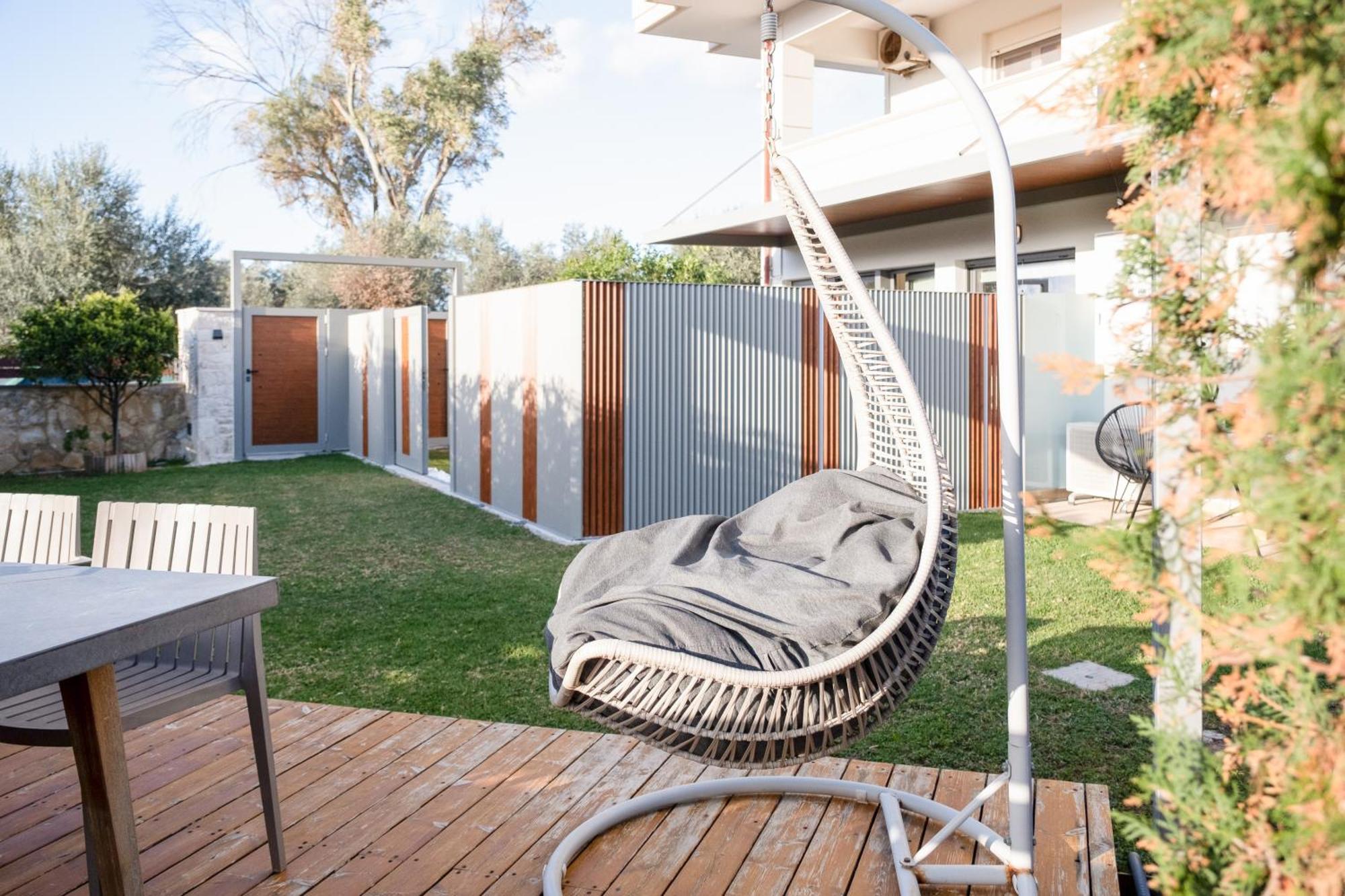 Glaros Casa Verde - Cozy Flat With Garden Near Beach Kato Daratso Exterior foto
