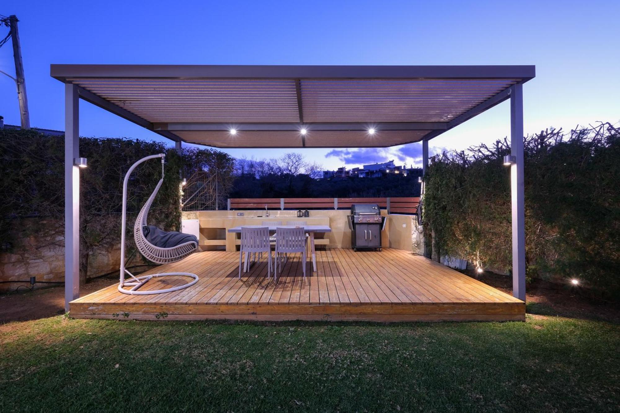 Glaros Casa Verde - Cozy Flat With Garden Near Beach Kato Daratso Exterior foto