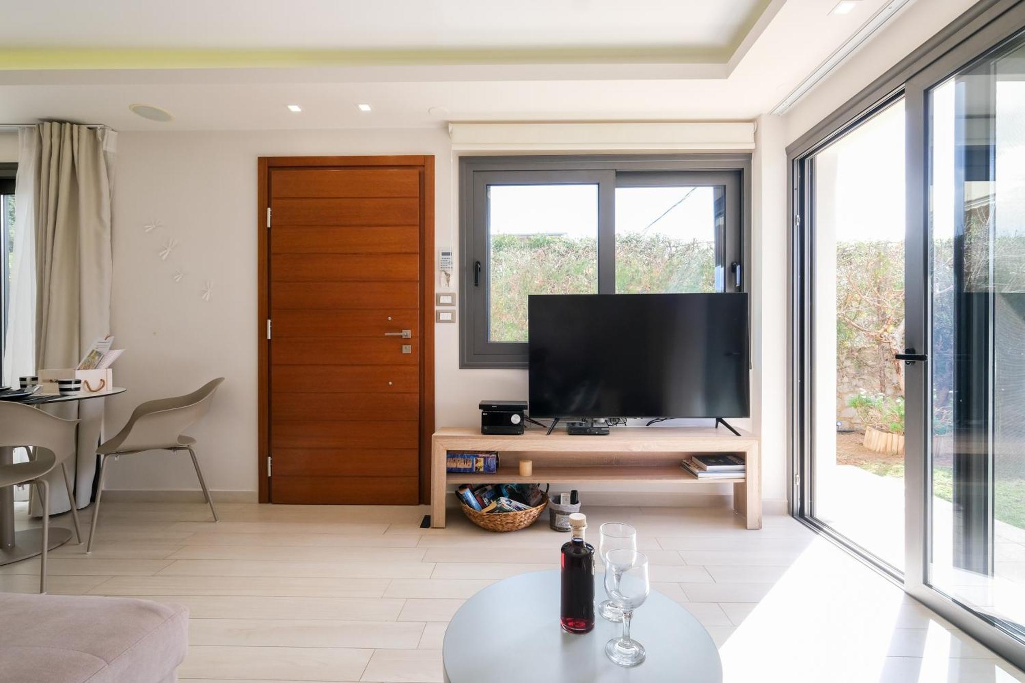 Glaros Casa Verde - Cozy Flat With Garden Near Beach Kato Daratso Exterior foto