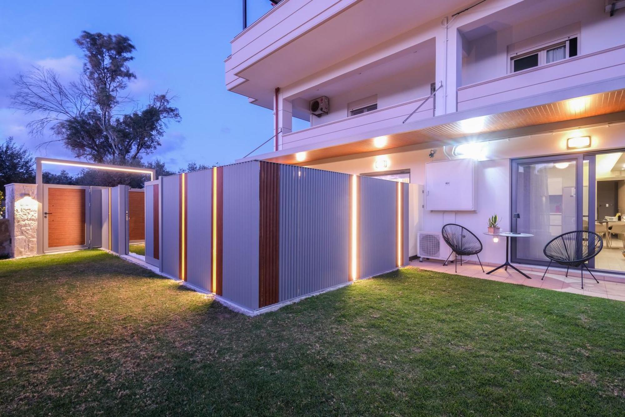 Glaros Casa Verde - Cozy Flat With Garden Near Beach Kato Daratso Exterior foto